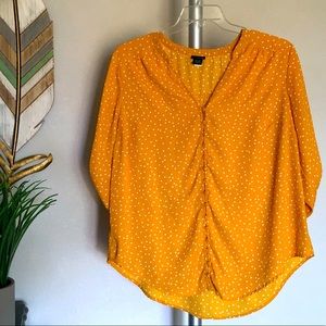 Yellow Torrid Blouse Size 2